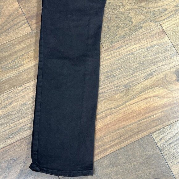 NYDJ Sheri Slim Jeans Black Sz 10 EUC - Picture 3 of 6
